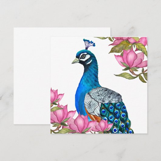 Wasserfarbenpfeife Einladung (Vorne/Hinten)