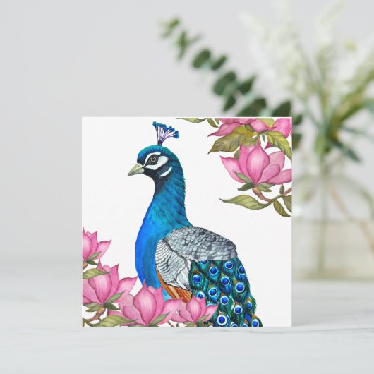 Wasserfarbenpfeife Einladung (Stehend Vorderseite)