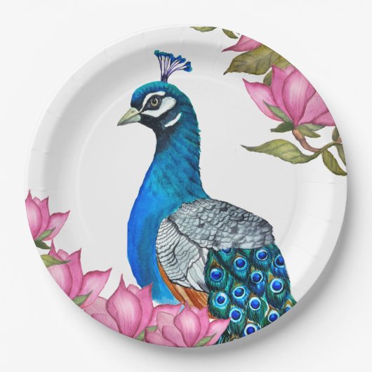 Wasserfarbenpfeife Pappteller (Vorderseite)