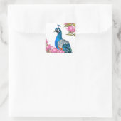 Wasserfarbenpfeife Quadratischer Aufkleber (Tasche)