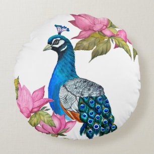 Wasserfarbenpfeife Rundes Kissen