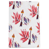 Wasserfarbenpfeil und Diamanten Mittlere Geschenktüte (Vorderseite)