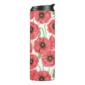 Wasserfarbenpflücke, blumengeschmückt thermosbecher (Nach links gedreht)