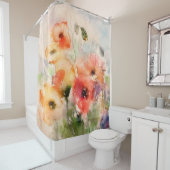 Wasserfarbenpflücke fallen duschvorhang (Beispiel)