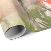 Wasserfarbenpflücke fallen geschenkpapier (Rolleneckpunkt)