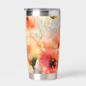 Wasserfarbenpflücke personalisiert thermobecher (Rechts)