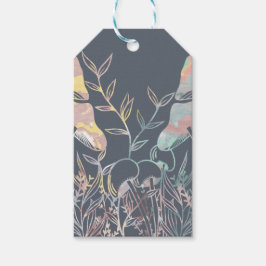 Wasserfarbenpilz Geschenkanhänger