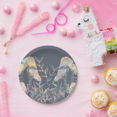 Wasserfarbenpilz Pappteller (Party)