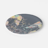 Wasserfarbenpilz Pappteller (Schrägansicht)