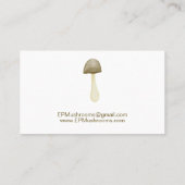 Wasserfarbenpilz Visitenkarte (Rückseite)