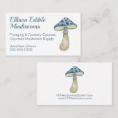 Wasserfarbenpilz Visitenkarte (Vorne/Hinten)