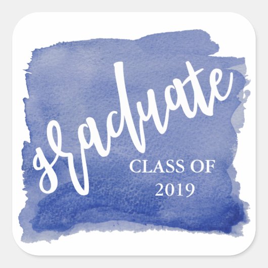 Wasserfarbenpinsel ⎥ Personalisierter Aufkleber fü (Vorderseite)