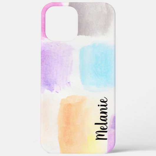 Wasserfarbenpinsel Schlaganfälle Farbenfroher Rege Case-Mate iPhone Hülle (Rückseite)