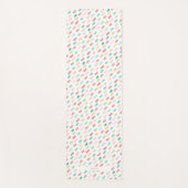 Wasserfarbenpinsel Schlaganfälle Muster Yoga Mat Yogamatte (Vorderseite)