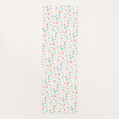 Wasserfarbenpinsel Schlaganfälle Muster Yoga Mat Yogamatte (Rückseite)