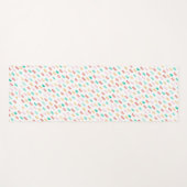 Wasserfarbenpinsel Schlaganfälle Muster Yoga Mat Yogamatte (Vorderseite (Horizontal))