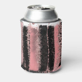 Wasserfarbenpinsel Schlaganfälle Rose Gold Imitate Dosenkühler (Kanne Rückseite)