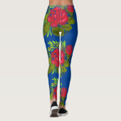 Wasserfarbenpione Folk Leggings (Rückseite)