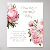 Wasserfarbenpony, wie groß das Bauchspiel der Mama Poster (Vorne)