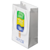 Wasserfarbenpopulation Kleine Geschenktüte (Rückseite Schrägansicht)