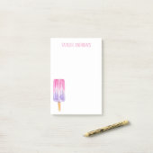 Wasserfarbenpopulation Post-it Klebezettel (Auf Schreibtisch)