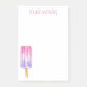 Wasserfarbenpopulation Post-it Klebezettel (Vorderseite)