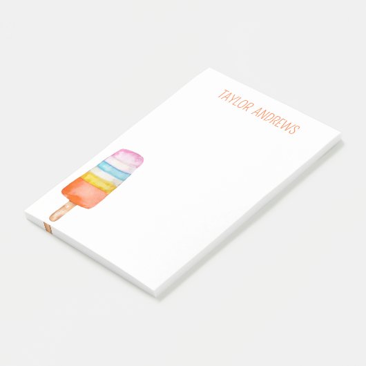 Wasserfarbenpopulation Post-it Klebezettel (angewinkelt)