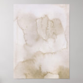 Wasserfarbenposter Abstrakt Geometrische moderne K Poster (Vorne)