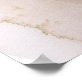 Wasserfarbenposter Abstrakt Geometrische moderne K Poster (Ecke)