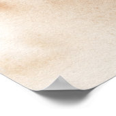 Wasserfarbenposter Abstrakt Geometrische moderne K Poster (Ecke)