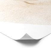 Wasserfarbenposter Abstrakt Geometrische moderne K Poster (Ecke)