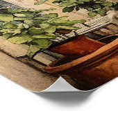 Wasserfarbenposter der Toskana, Kunst der italieni Poster (Ecke)