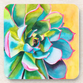 Wasserfarbenprächtig botanisch getränkeuntersetzer (Vorderseite)