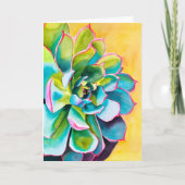 Wasserfarbenprächtig botanisch karte (Vorderseite)