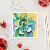 Wasserfarbenprächtig botanisch serviette (Beispiel)