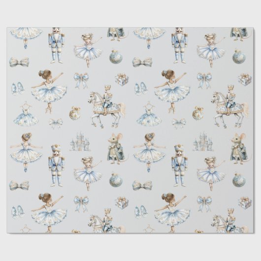 Wasserfarbenprägung Geschenkpapier (Flach)