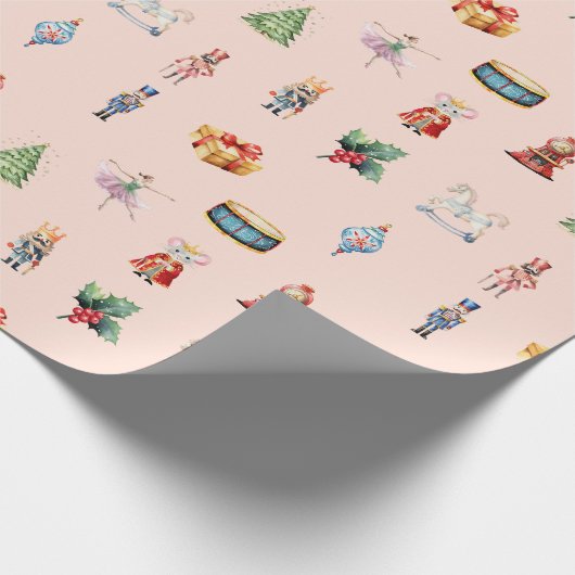 Wasserfarbenprägung Geschenkpapier (Ecke)