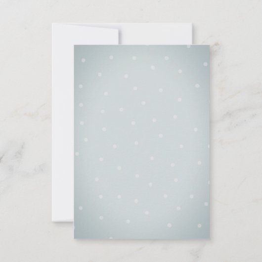 Wasserfarbenprägung Grüne Rose Probe Abendessen Einladung (Rückseite)