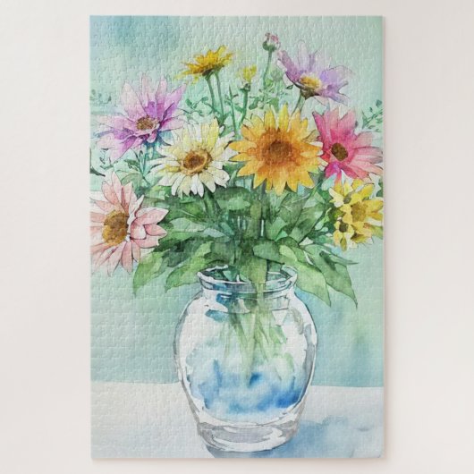 Wasserfarbenprägung Puzzle (Vertikal)