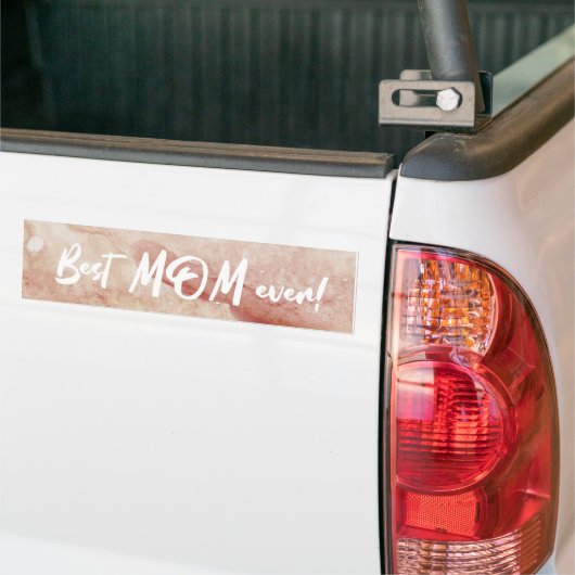 Wasserfarbenpräparat Beste Mama je Muttertag Autoaufkleber (Auf Lkw)