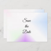 Wasserfarbenpräparat Save the Date (Vorne/Hinten)