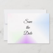 Wasserfarbenpräparat Save the Date (Vorderseite)