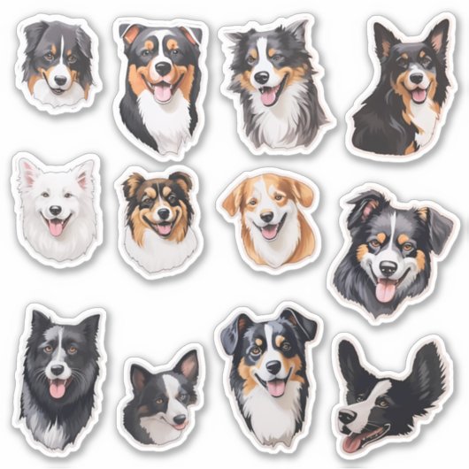 Wasserfarbenpräparate Aufkleber (Vorderseite)