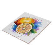 Wasserfarbenpräparate Lemons Fliese (Seite)