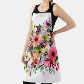 Wasserfarbenpräparation. Ein großer Bukett mit Wi Schürze (InSitu)