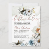 Wasserfarbenpumpen Fallin in Liebe Kinderdusche Einladung (Vorderseite)