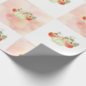 Wasserfarbenpumpen Geschenkpapier (Ecke)