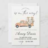 Wasserfarbenpumpen Kinderdusche Einladung (Vorderseite)