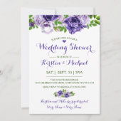 Wasserfarbenpurine | Einladung des Polterabends (Vorderseite)