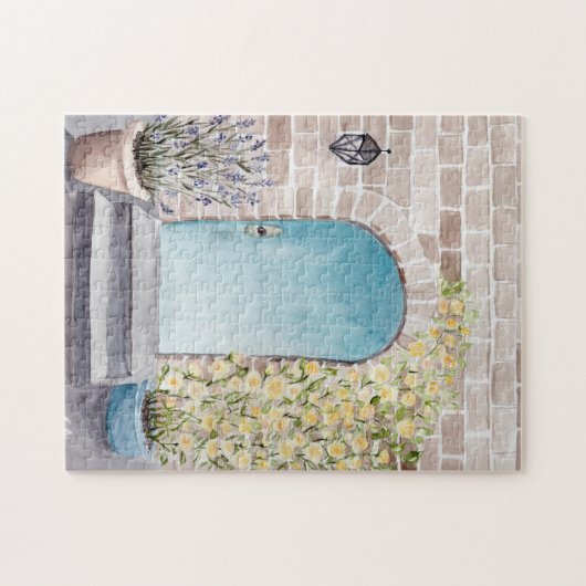 Wasserfarbenpuzzle Puzzle (Horizontal)